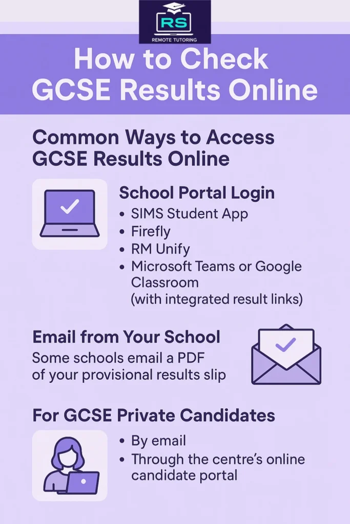 How to check GCSE Result Online