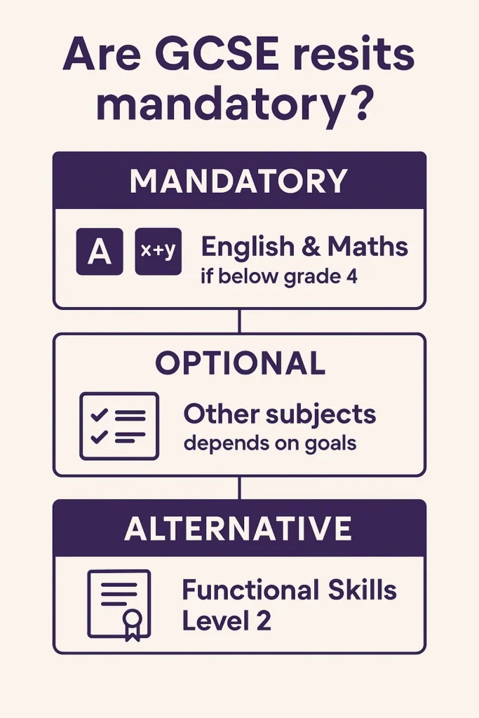 Mandatory GCSE Resits Reforms