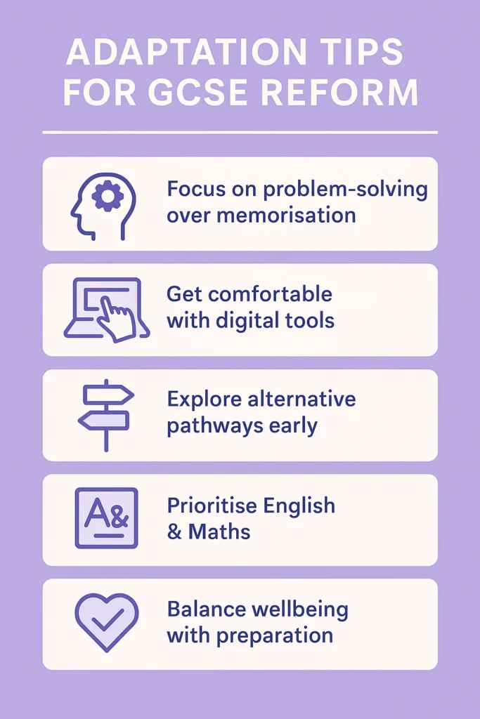 Parent & Student Adaptation Tips for GCSE Reforms