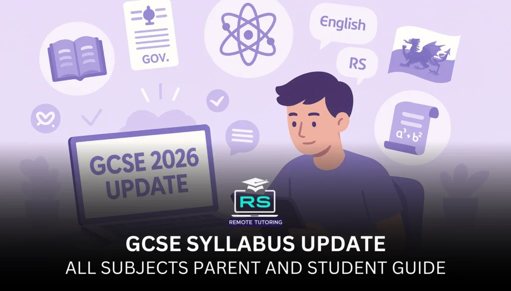 GCSE syllabus Update