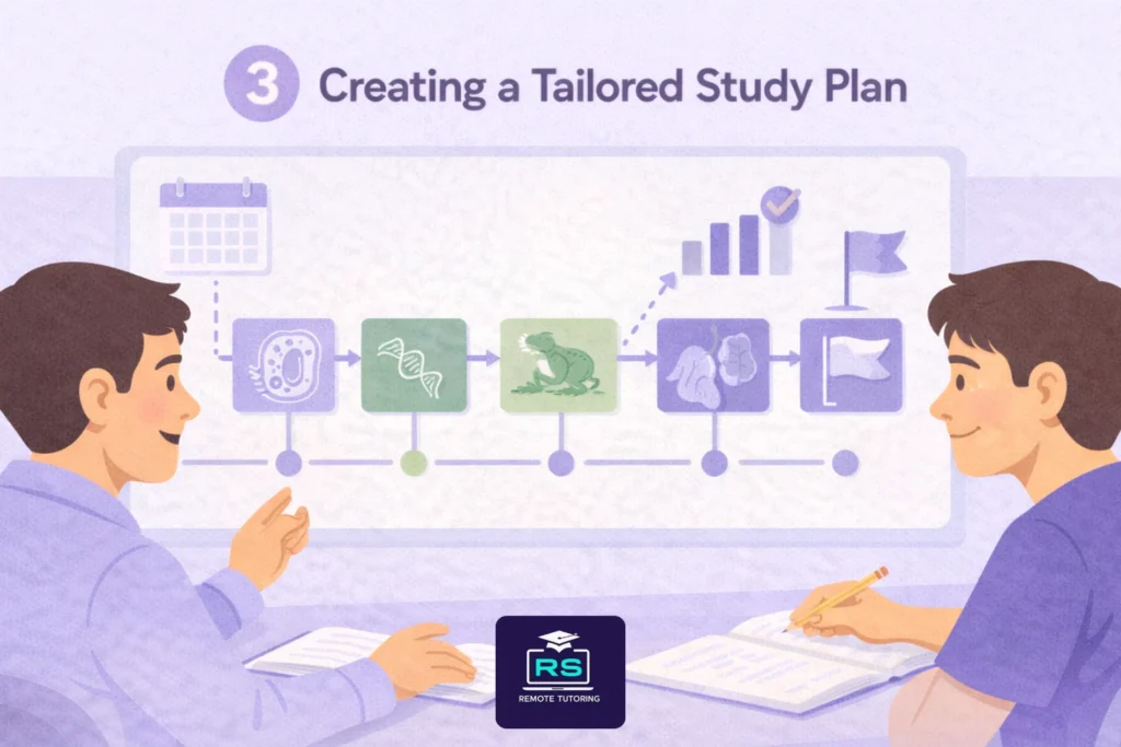 GCSE Biology tailored study plan by tutor