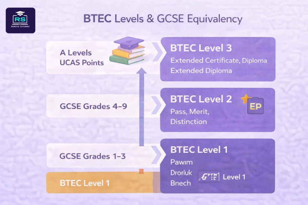 btec gcse equivalency