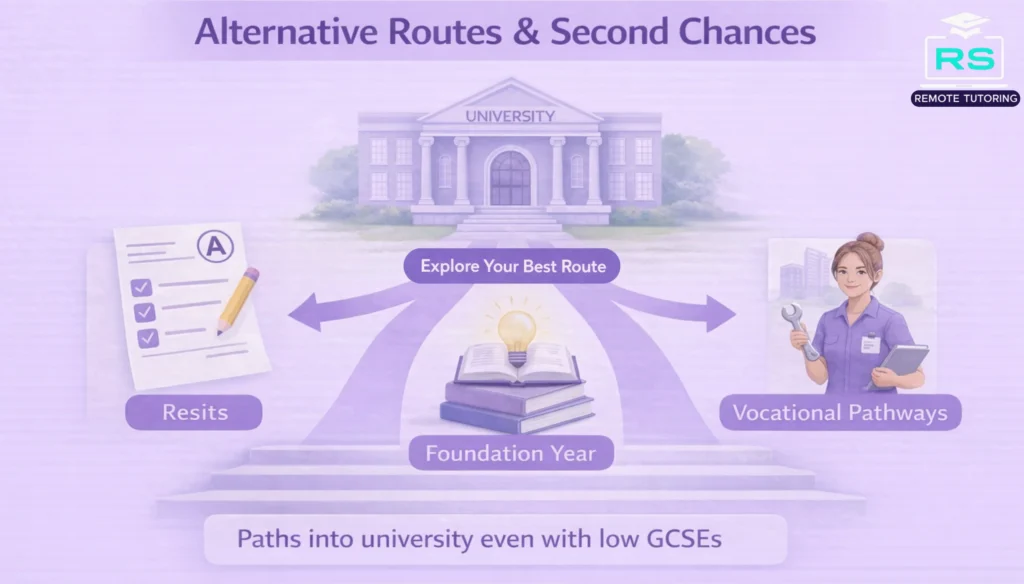 Can you go to university with low GCSEs