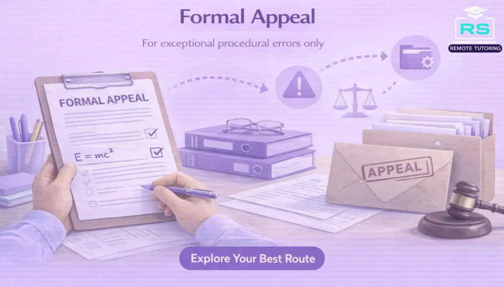 GCSE formal appeal process