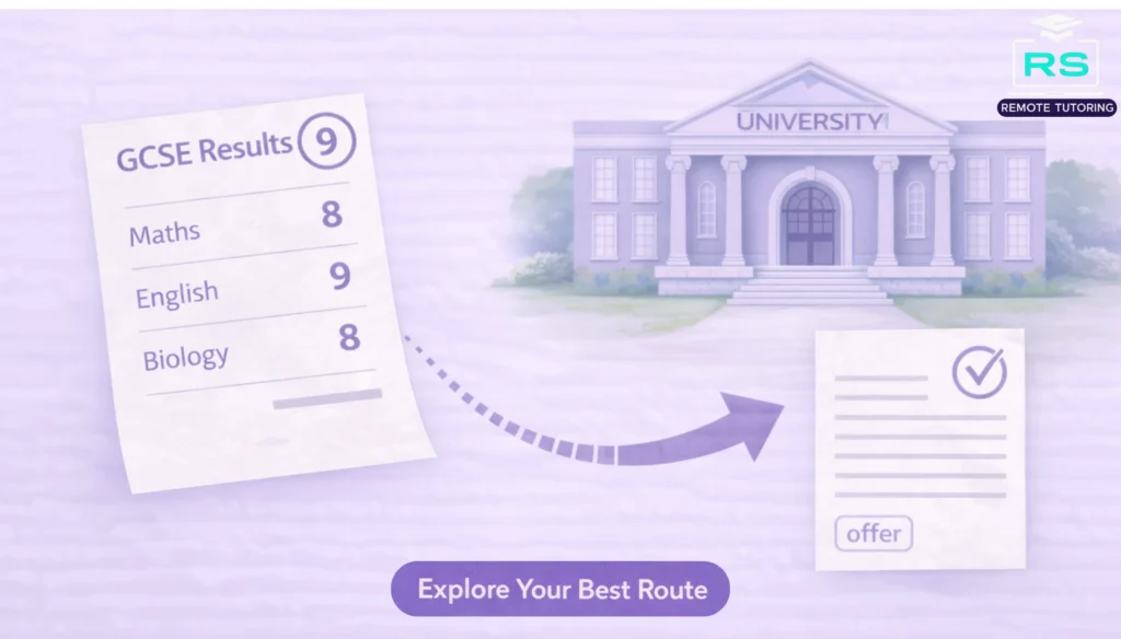 GCSE grades for UK university admission