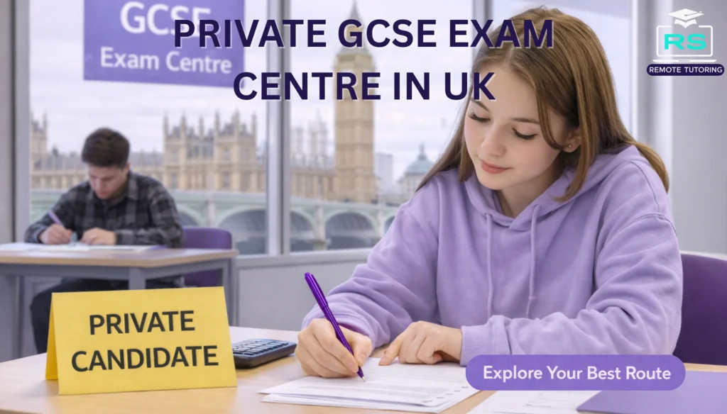 Private GCSE exam centre in UK