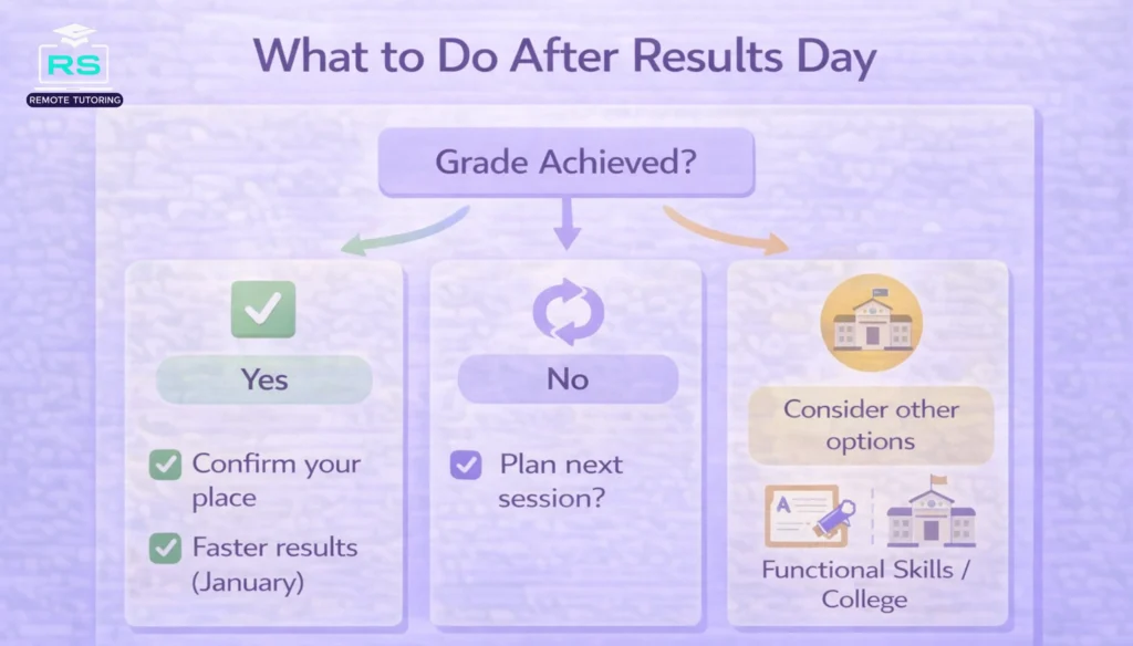 GCSE Resit Results Day 2026: Dates, Timelines and What to Expect 2 What to do after GCSE resit results day