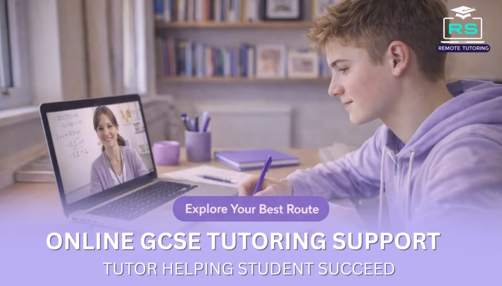 Online GCSE tutoring support