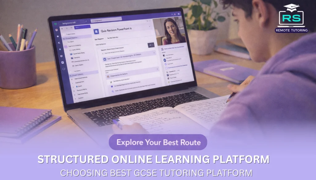 Structured online learning platform
