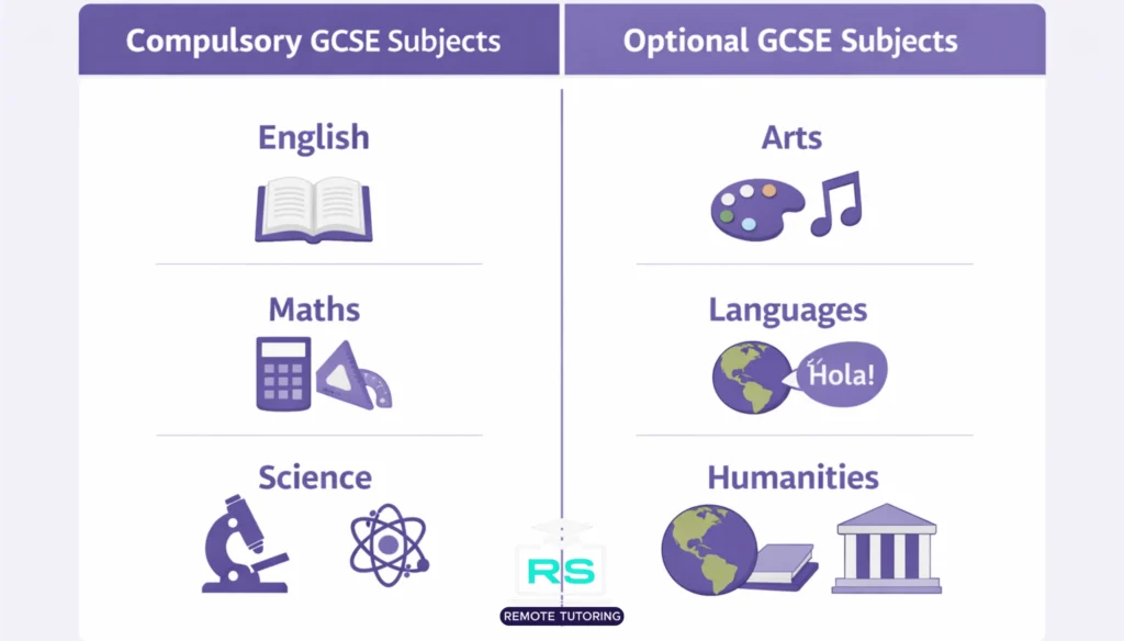 Compulsory vs optional GCSE subjects