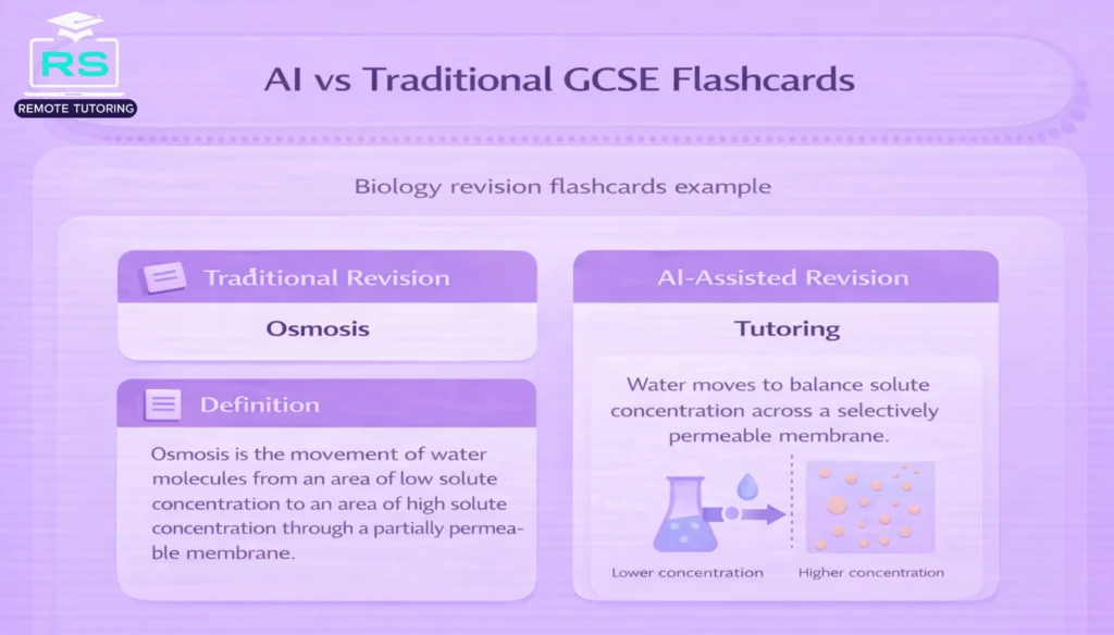 Using AI for GCSE Revision: ChatGPT Do’s and Don’ts 3 GCSE Biology revision flashcards example