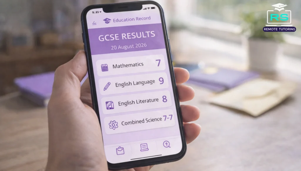 GCSE Results Day 2026: Date, Times, Timetable and What to Expect 3 GCSE results app on phone - New Result App with education record