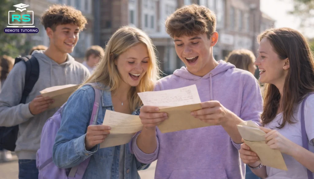 GCSE Results Day 2026: Date, Times, Timetable and What to Expect 1 GCSE results day students opening envelopes