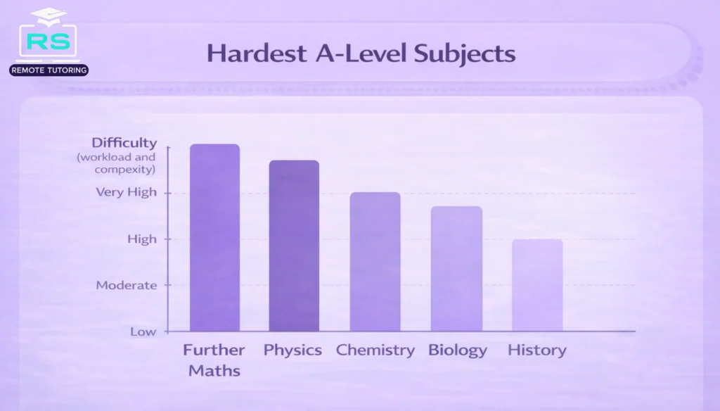 Hardest A-level subjects