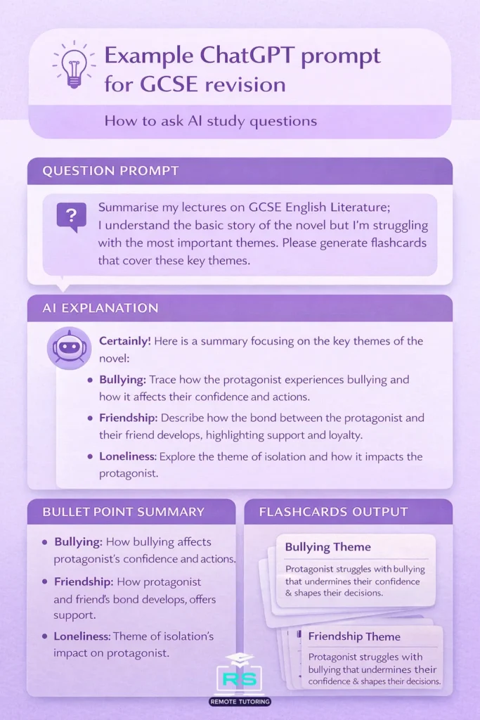 Using AI for GCSE Revision: ChatGPT Do’s and Don’ts 1 How to ask AI study questions for GCSE revision
