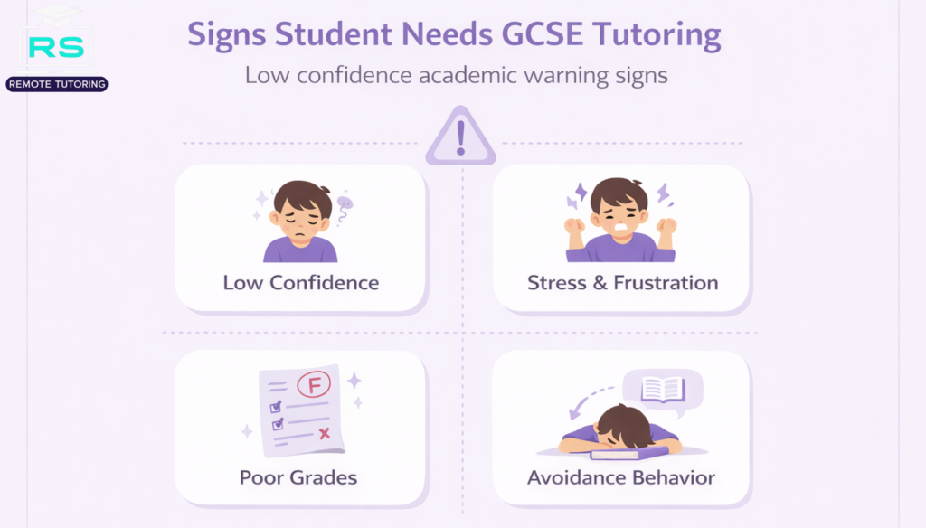 How Online GCSE Tutoring Improves Student’s Confidence and Motivation 2 Signs student needs GCSE tutoring