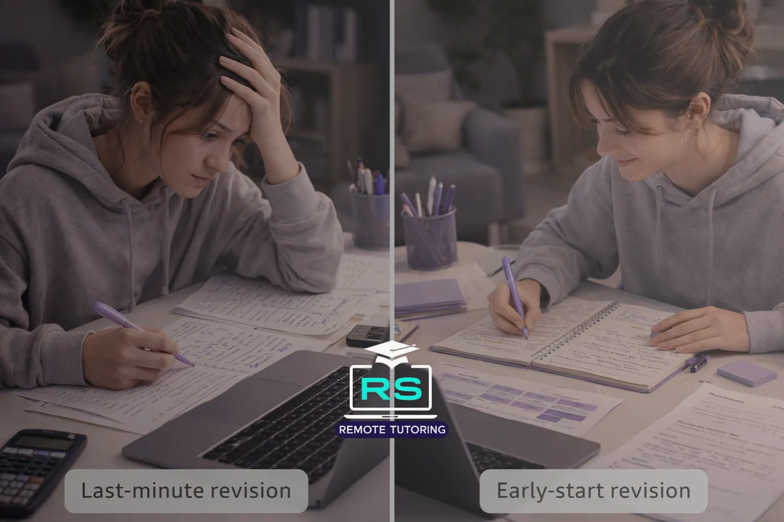 Comparison of unstructured and organised GCSE revision approaches