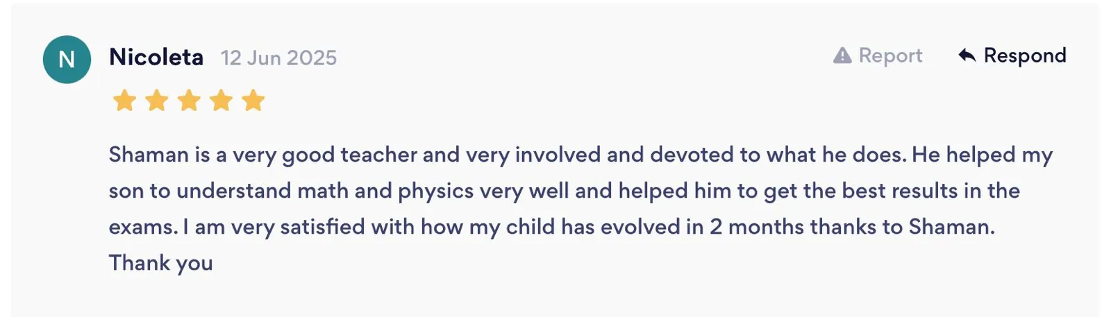 Edward GCSE Maths and Physics Higher Tier success story review