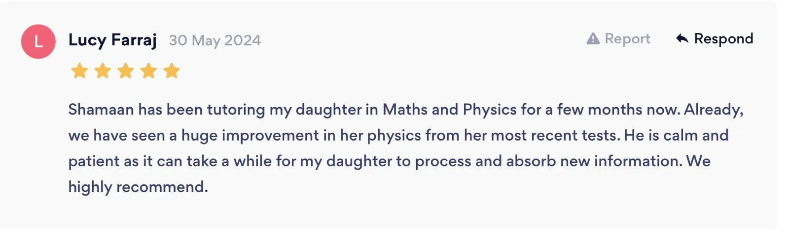 Emma GCSE Maths and Physics Higher Tier success story review