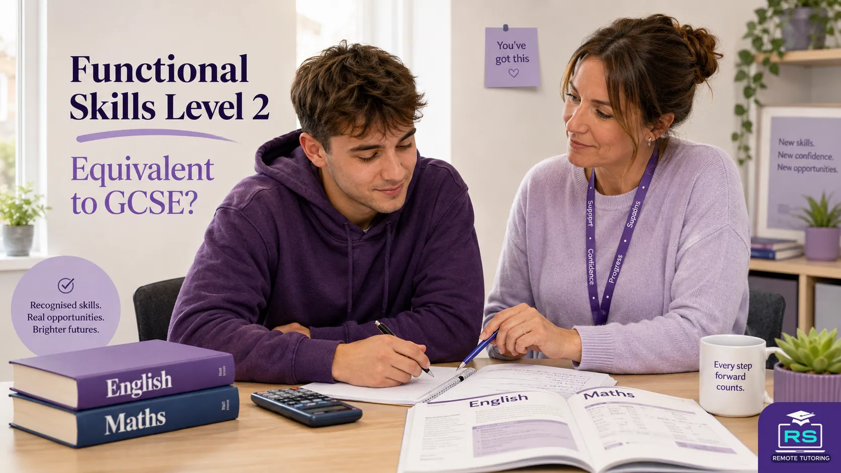 Functional Skills Level 2 Equivalent to GCSE Support