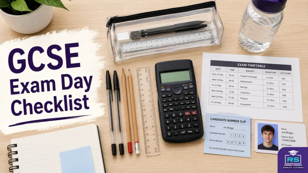 GCSE Exams Today: Full 2026 Timetable, Dates, Times and Paper Codes 2 GCSE Exam Day Checklist Essentials