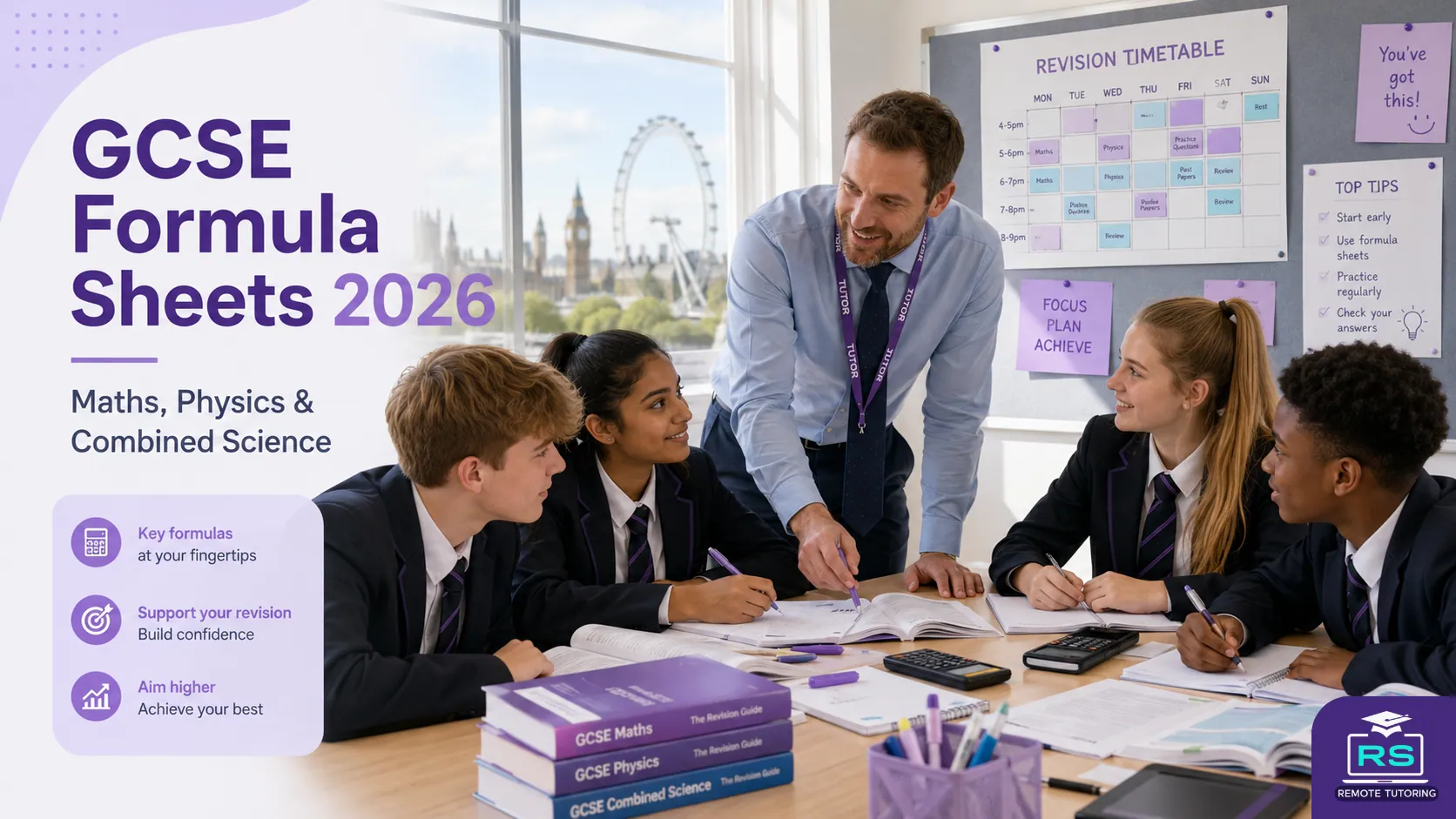 GCSE Formula Sheets 2026 for Maths and Science Students