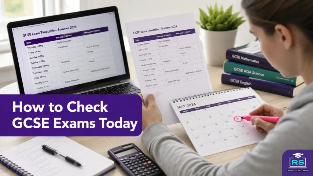 GCSE Exams Today: Full 2026 Timetable, Dates, Times and Paper Codes 1 How to Check GCSE Exams Today