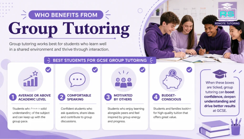 Who benefits from group tutoring