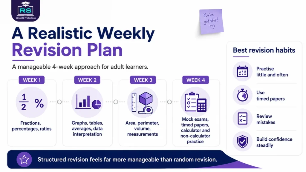 Functional Skills Maths Level 2 Exam Structure Explained 4 Functional Skills Maths Level 2 Weekly Revision Plan