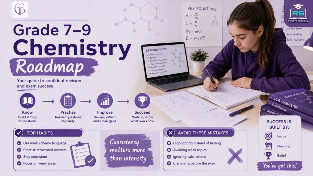 How to Revise GCSE Chemistry: A Step-by-Step Revision Guide 4 GCSE Chemistry Grade 7 to 9 Revision Roadmap