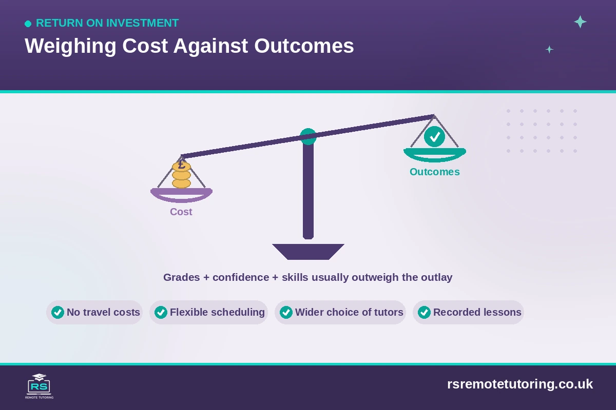 Weighing online tutoring cost against outcomes